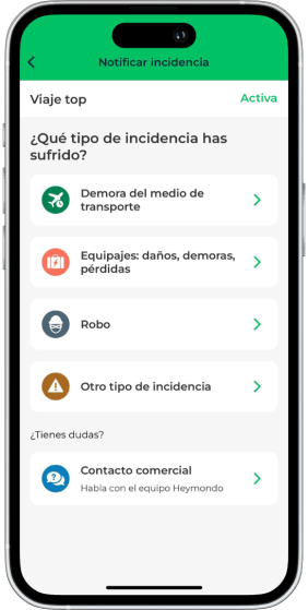 seguro viaje App