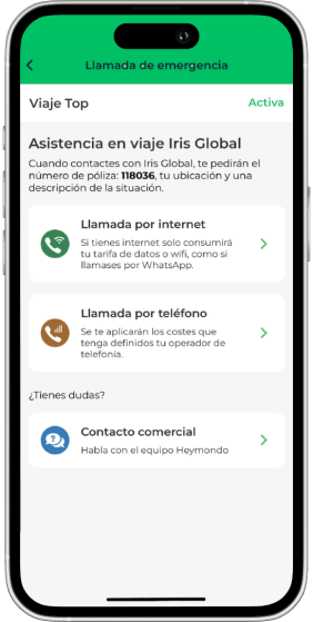 App seguro viaje